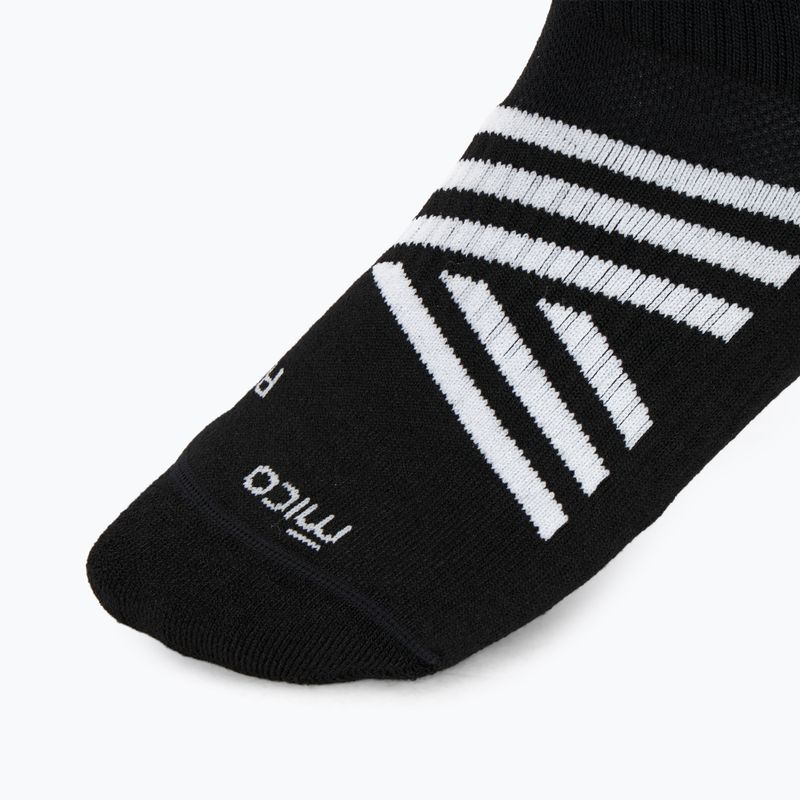 Sí zokni Mico Heavy Weight Superthermo Primaloft Merino Ski black white 3