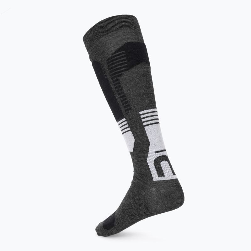 Sí zokni  Mico Light Weight Superthermo Natural Merino Ski anthracite melange 2