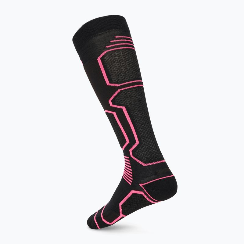 Sízokni Mico Medium Weight Warm Control Ski black fluorescent fuchsia 2
