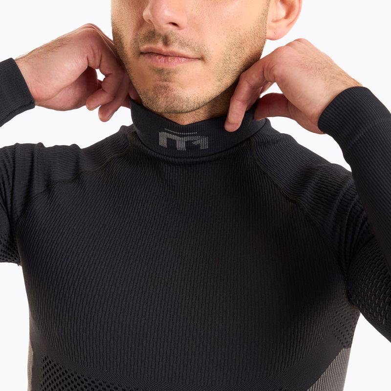 Férfi termoaktív felső Mico M1 Mock Neck nero 3