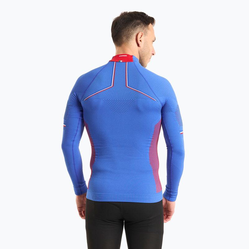 Férfi termoaktív felső Mico M1 Mock Neck cobalto 2