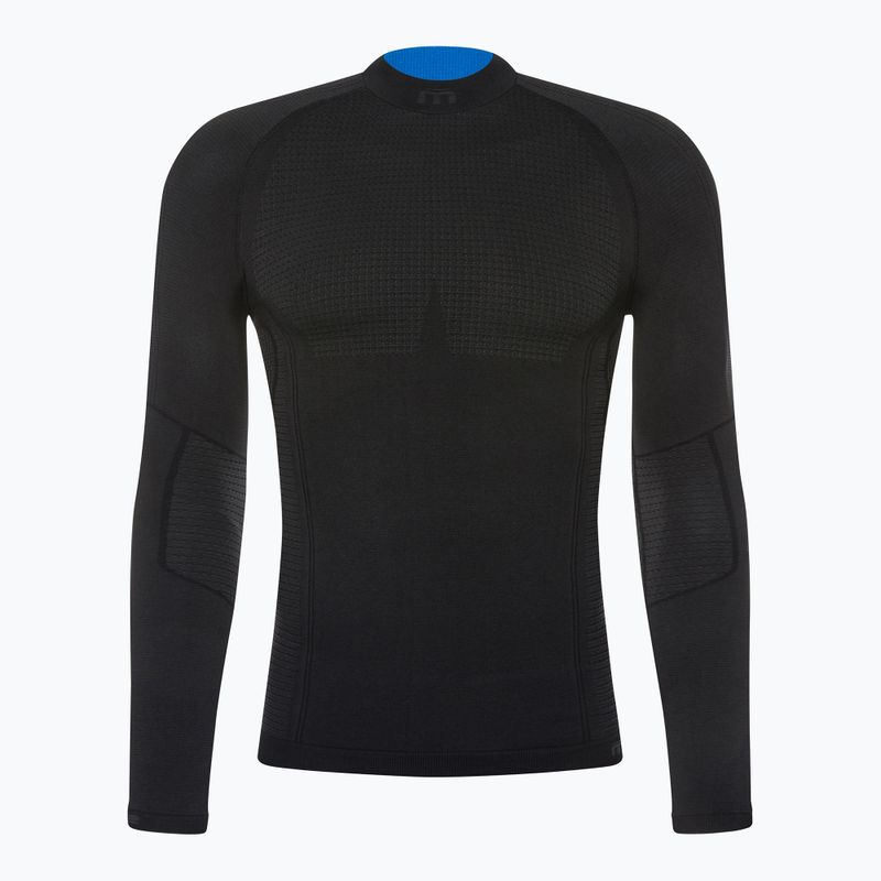 Férfi termoaktív felső Mico Odor Zero Mock Neck nero 6