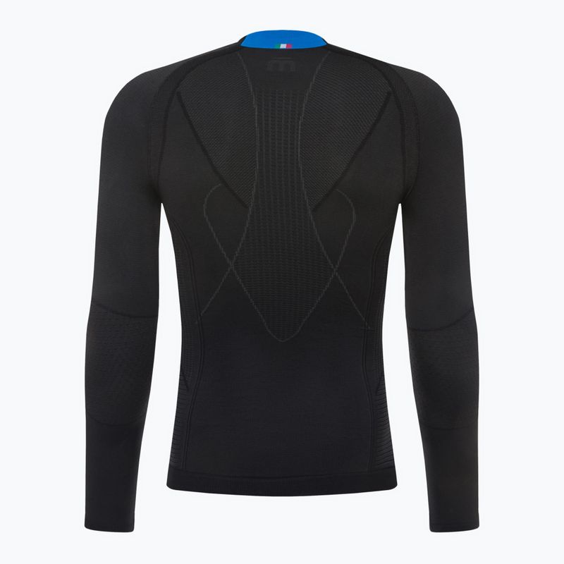 Férfi termoaktív felső Mico Odor Zero Mock Neck nero 7