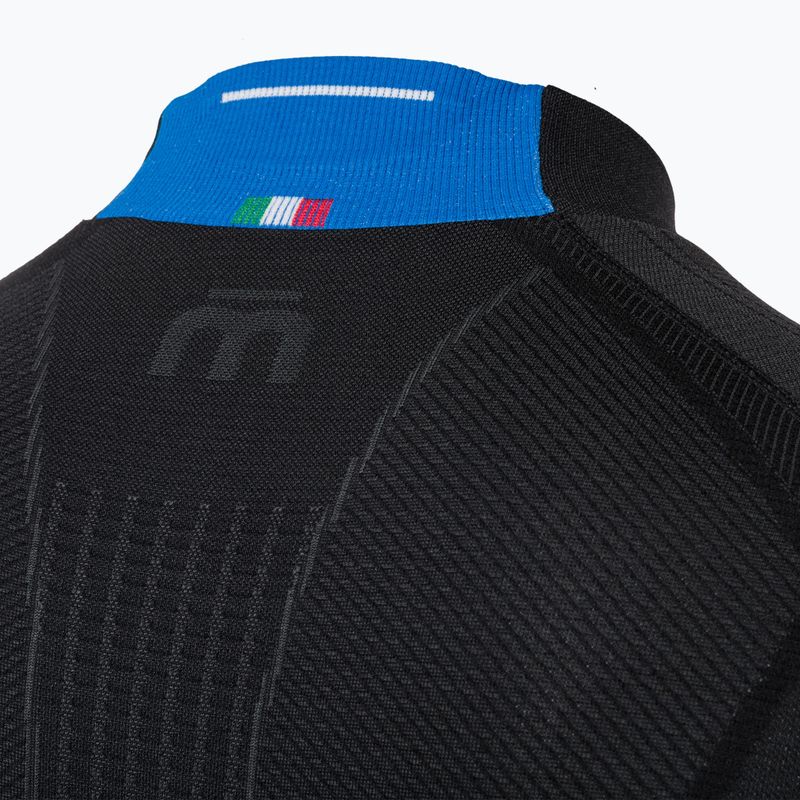 Férfi termoaktív felső Mico Odor Zero Mock Neck nero 9