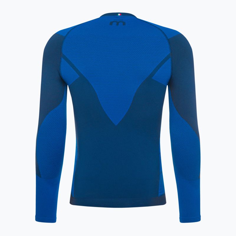 Férfi termoaktív felső Mico Warm Control Round Neck piombo 6