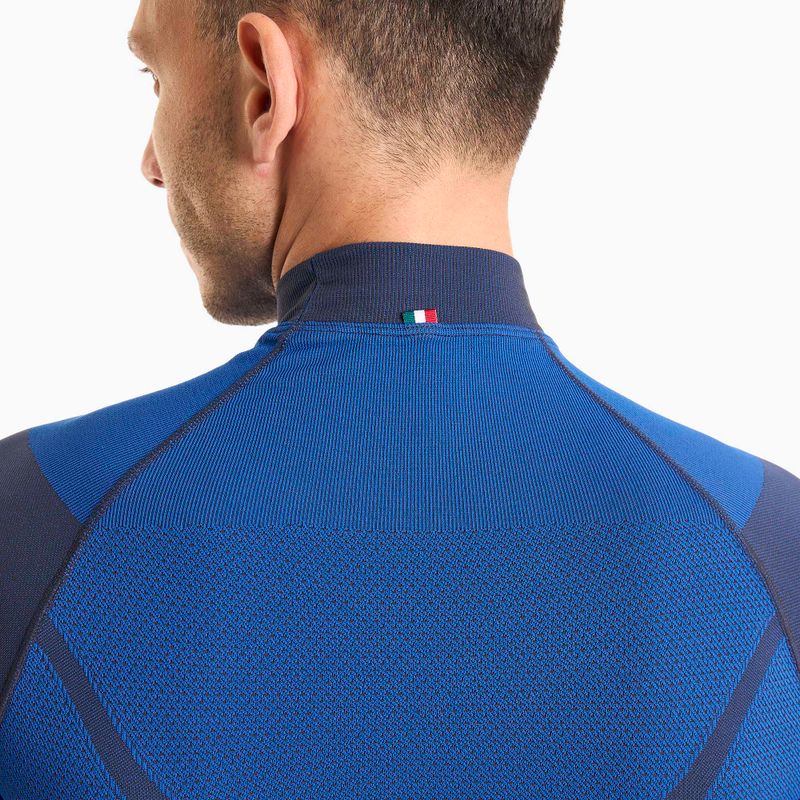 Férfi termoaktív felső Mico Warm Control Mock Neck piombo 4