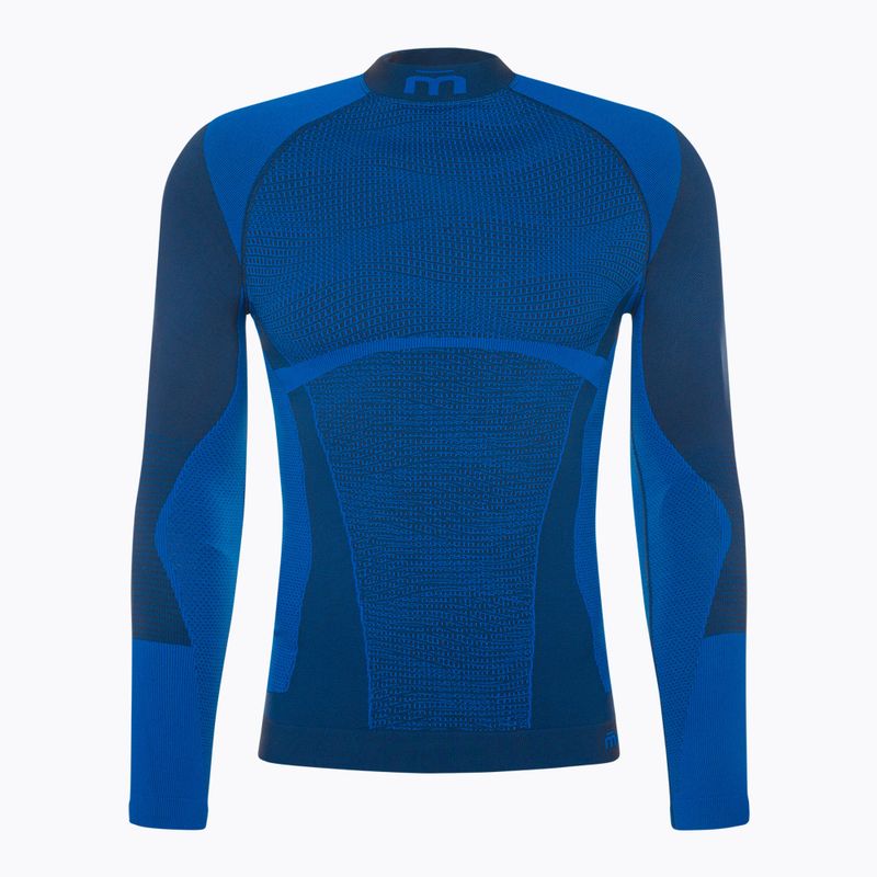 Férfi Mico Warm Control Mock Neck thermo póló kék IN01851 6