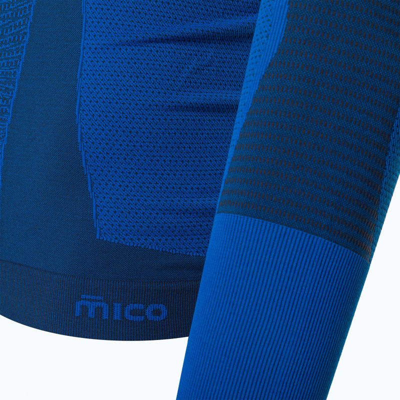 Férfi termoaktív felső Mico Warm Control Mock Neck piombo 8
