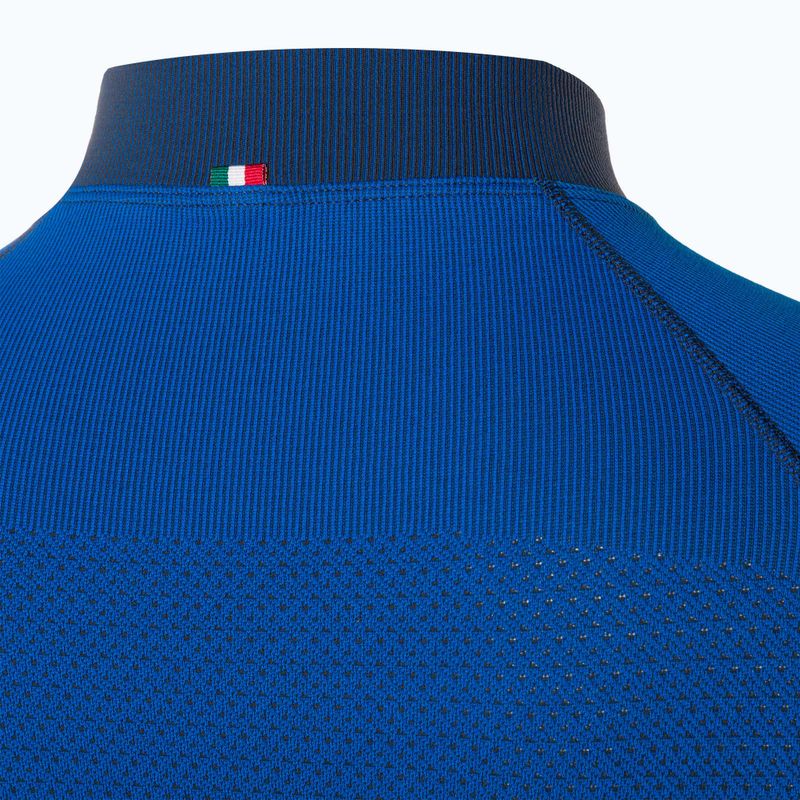 Férfi Mico Warm Control Mock Neck thermo póló kék IN01851 9