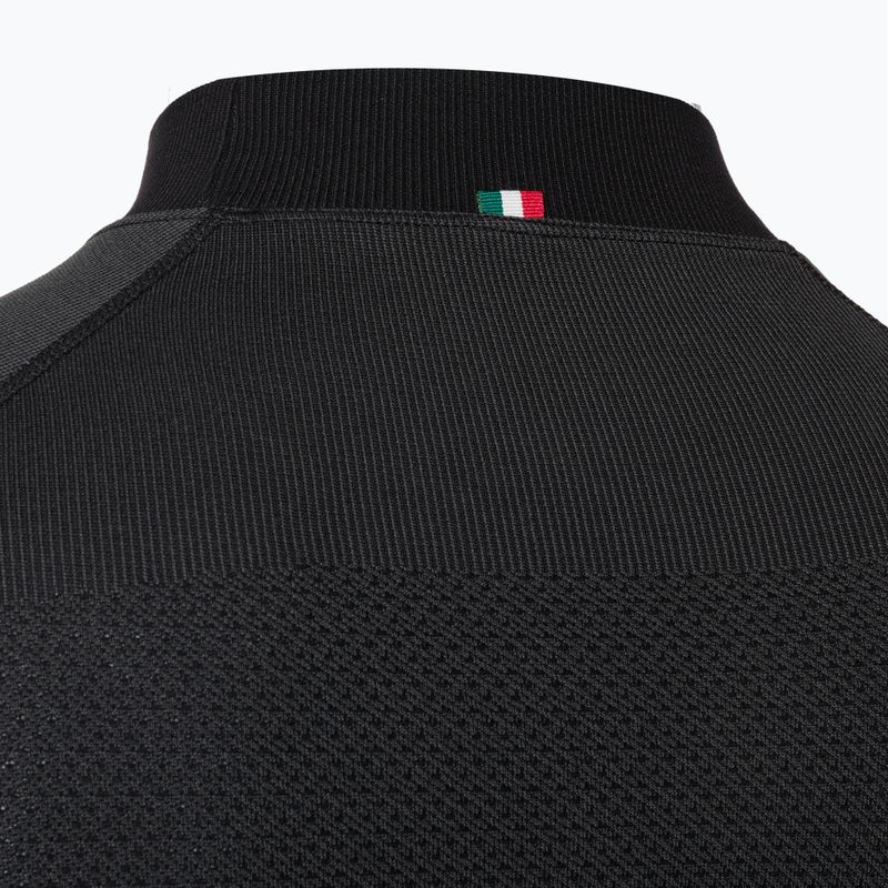 Férfi termoaktív felső Mico Warm Control Mock Neck nero 9