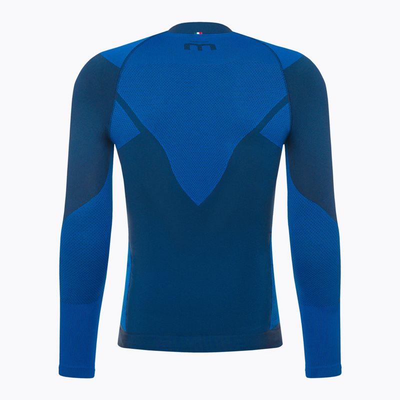 Férfi termoaktív felső Mico Warm Control Zip Neck piombo 2