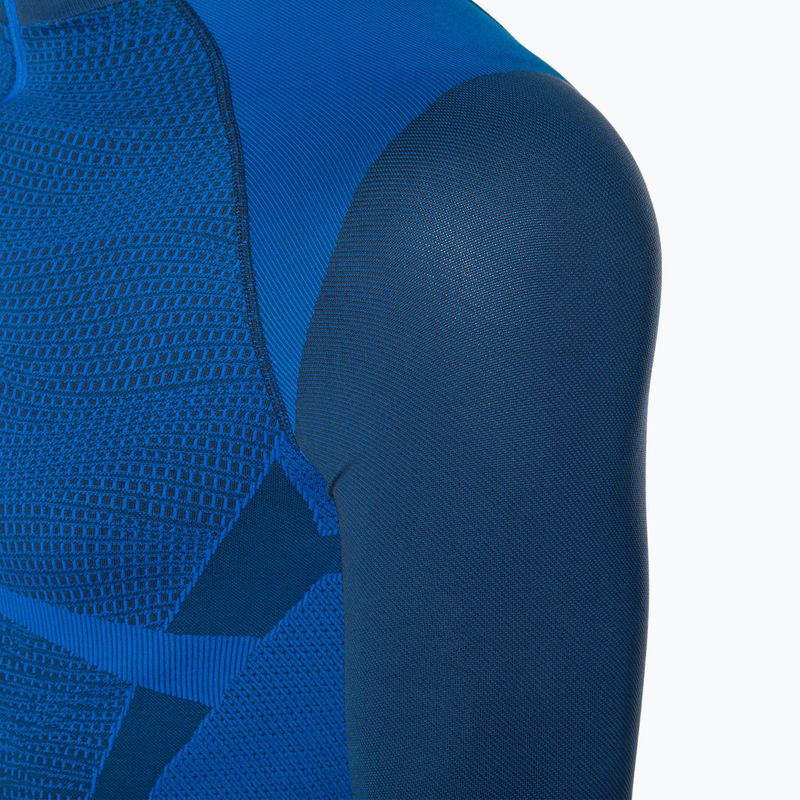 Férfi termoaktív felső Mico Warm Control Zip Neck piombo 3