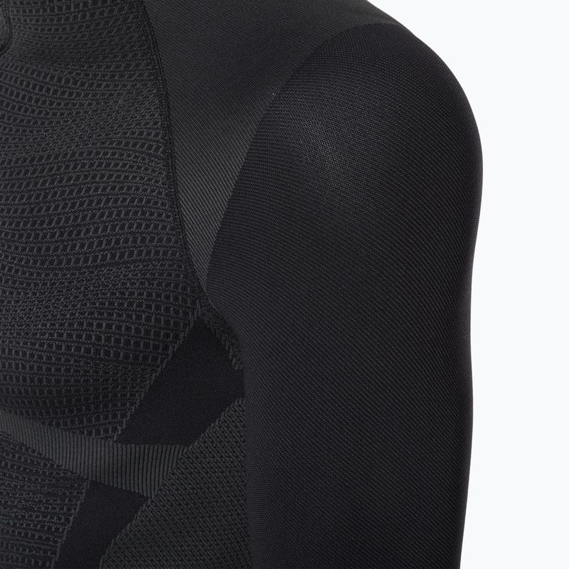 Férfi Mico Warm Control Zip Neck thermo póló fekete IN01852 8