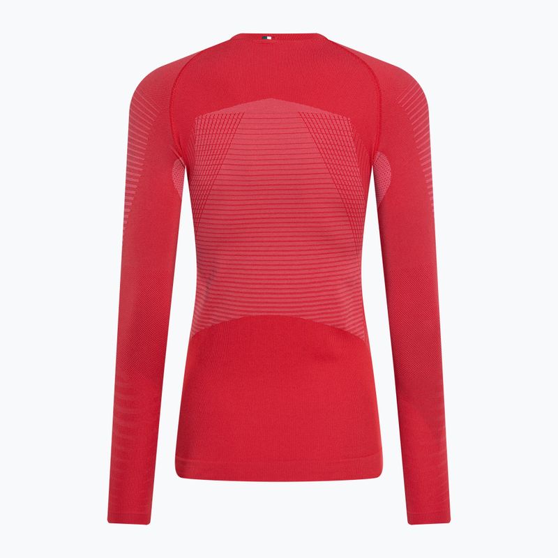 Női hőaktív pulóver Mico Warm Control Round Neck fragola 7