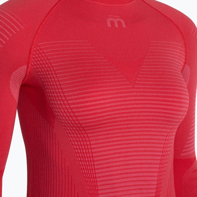 Női hőaktív pulóver Mico Warm Control Round Neck fragola 8