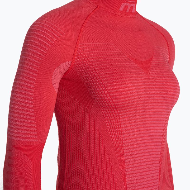 Női Mico Warm Control Mock Neck thermo póló rózsaszín IN01856 8