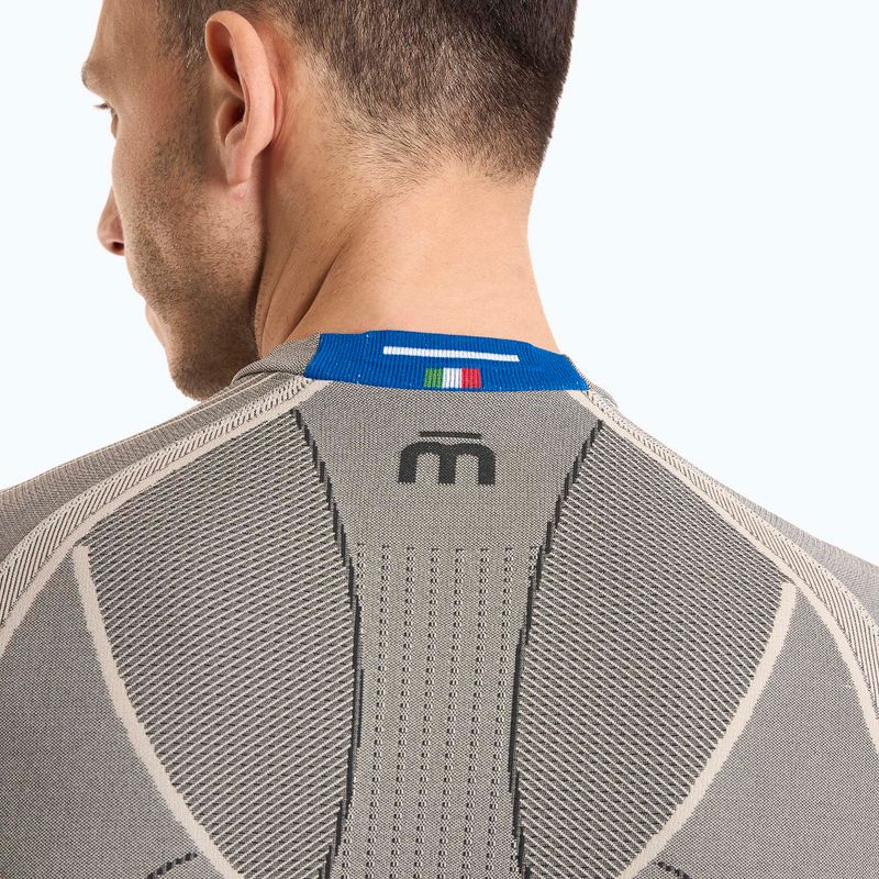 Férfi termoaktív felső Mico Odor Zero Round Neck grigio 3