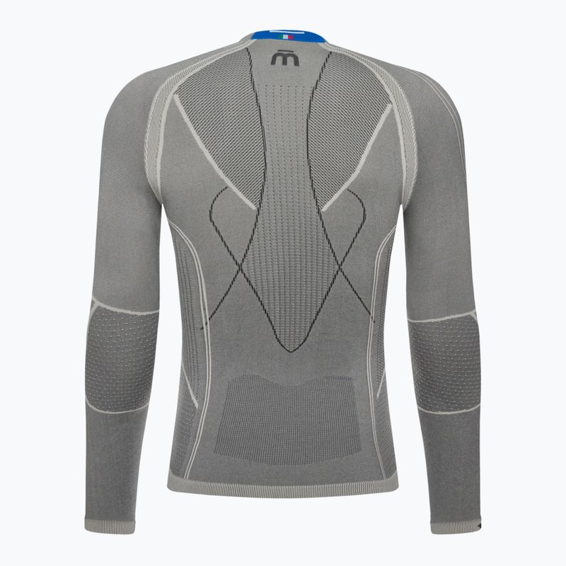Férfi termoaktív felső Mico Odor Zero Round Neck grigio 7