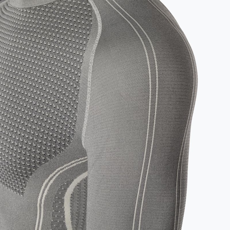 Férfi termoaktív felső Mico Odor Zero Round Neck grigio 8