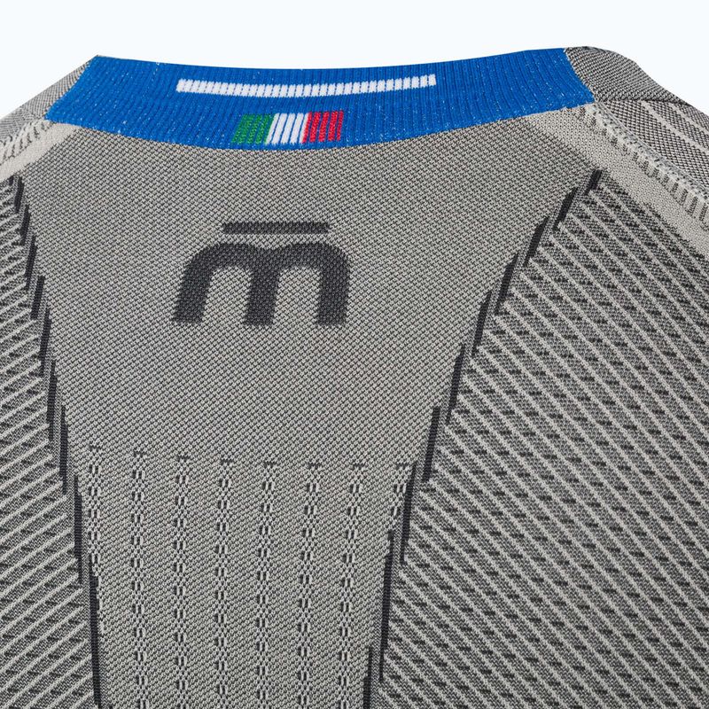 Férfi termoaktív felső Mico Odor Zero Round Neck grigio 9