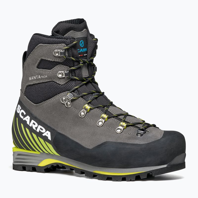 Férfi magashegyi bakancs SCARPA Manta Tech GTX shark/lime 8