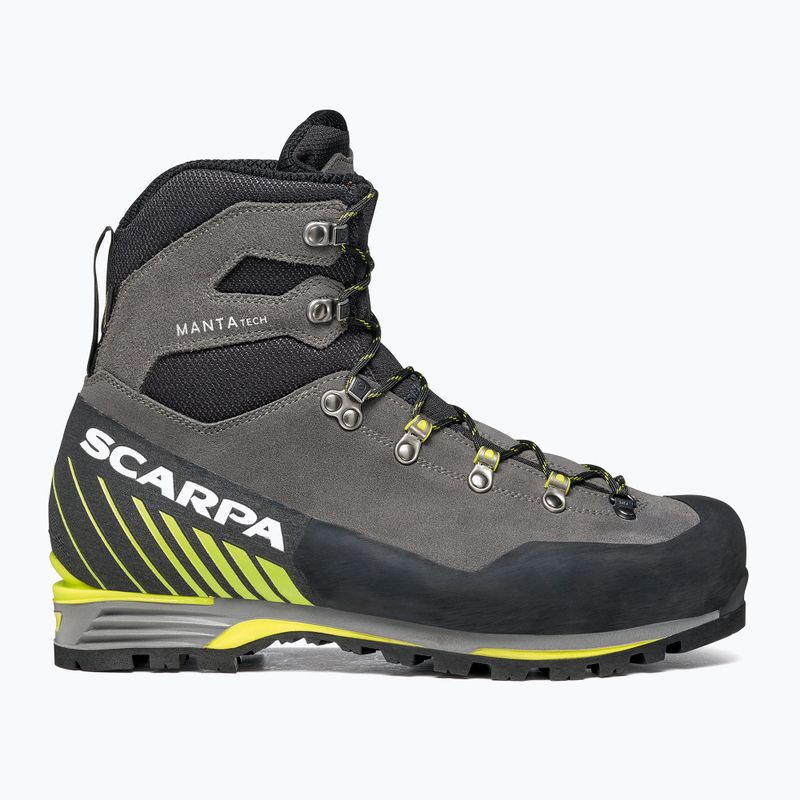 Férfi magashegyi bakancs SCARPA Manta Tech GTX shark/lime 9