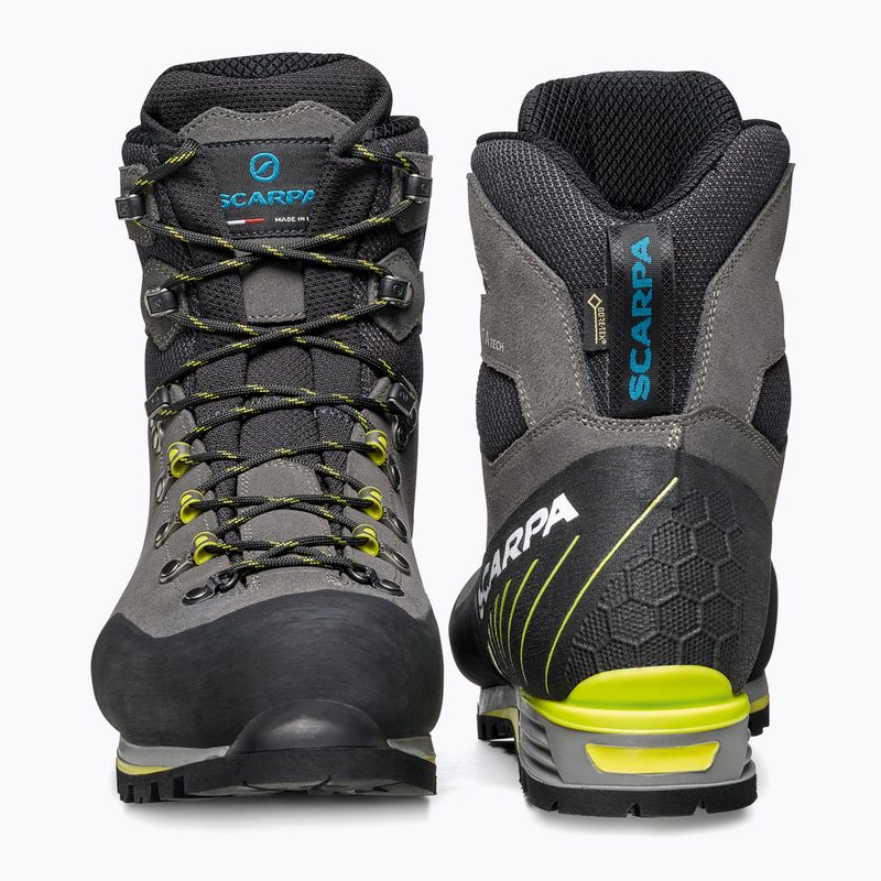 Férfi magashegyi bakancs SCARPA Manta Tech GTX shark/lime 11