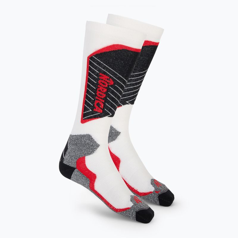 Gyerek sízokni Nordica Tech Junior white/black/red 2