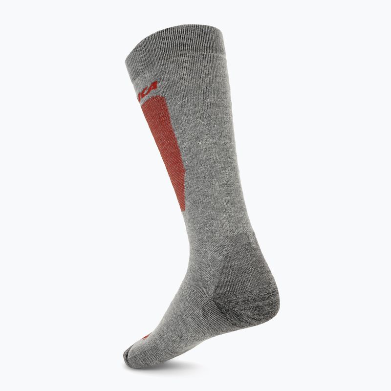 Sízokni Nordica Uni 2.0 2 db grey/ red+black/ red 4