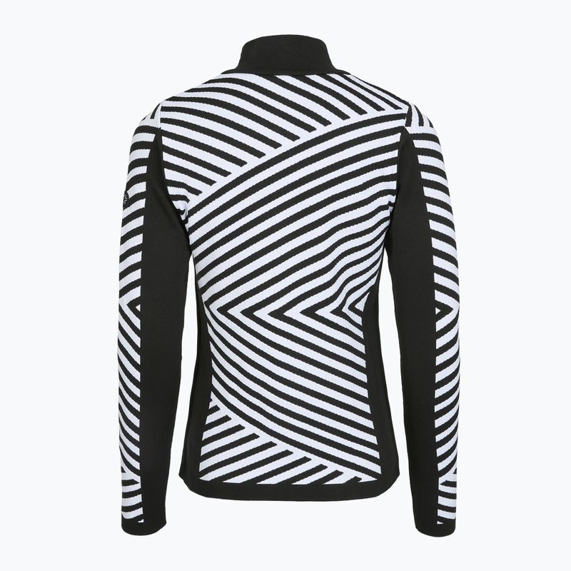 Női thermo pulóver Newland Coral Full Zip black/white 2