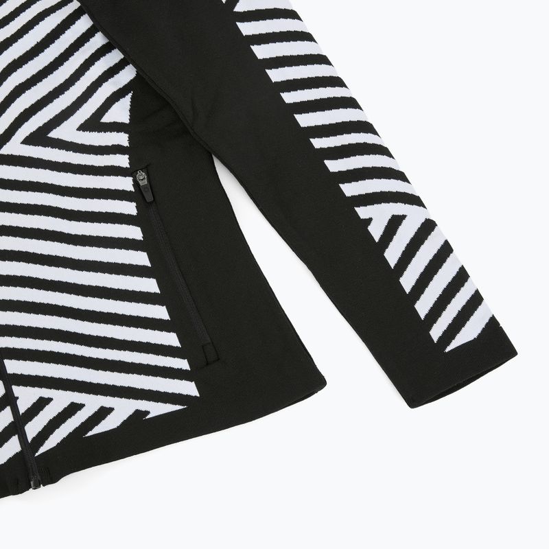Női thermo pulóver Newland Coral Full Zip black/white 4