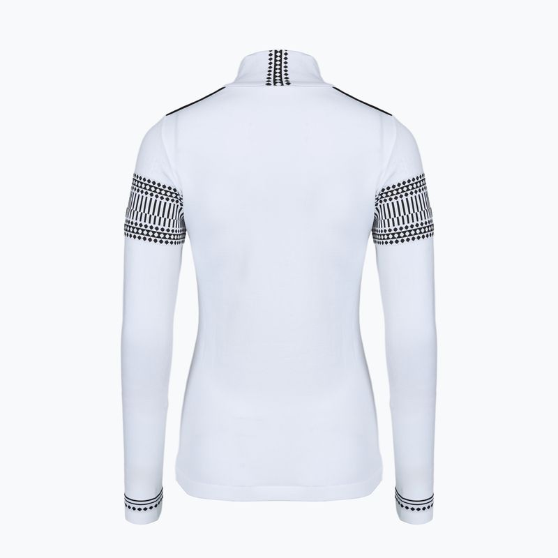 Női thermo pulóver Newland Danica white/black 2