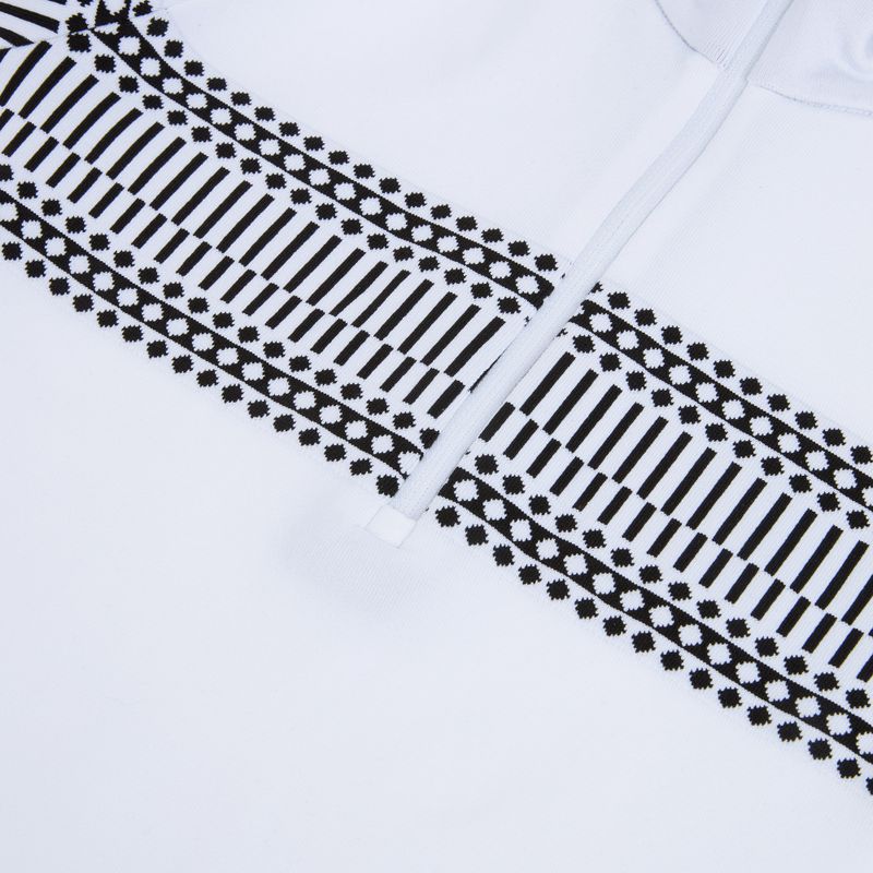 Női thermo pulóver Newland Danica white/black 3