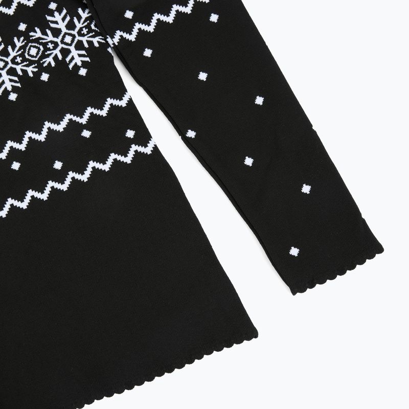 Női thermo pulóver Newland Groenlandia Half Zip black/white 4