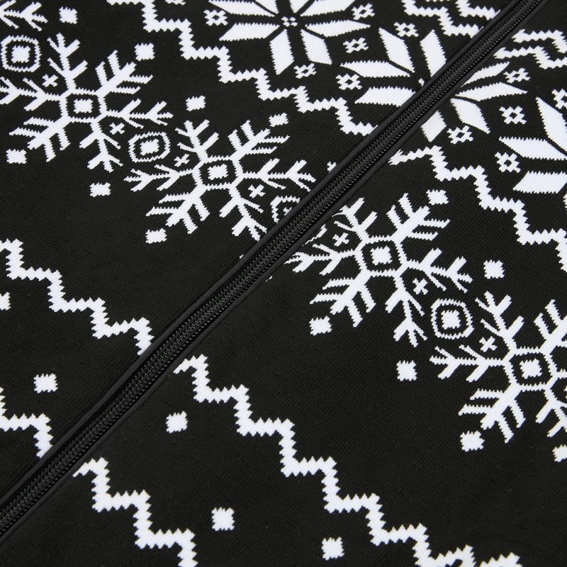 Női thermo pulóver Newland Guenda Full Zip black/white 3