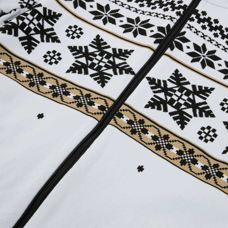 Női thermo pulóver Newland Jadis Full Zip white/black 3