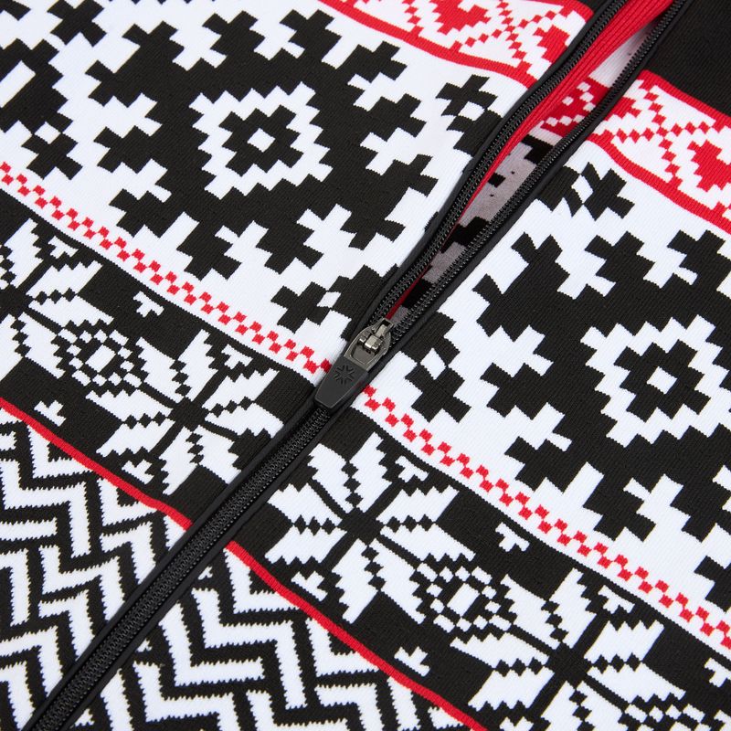 Női thermo pulóver Newland Kylie Full Zip black/white 3