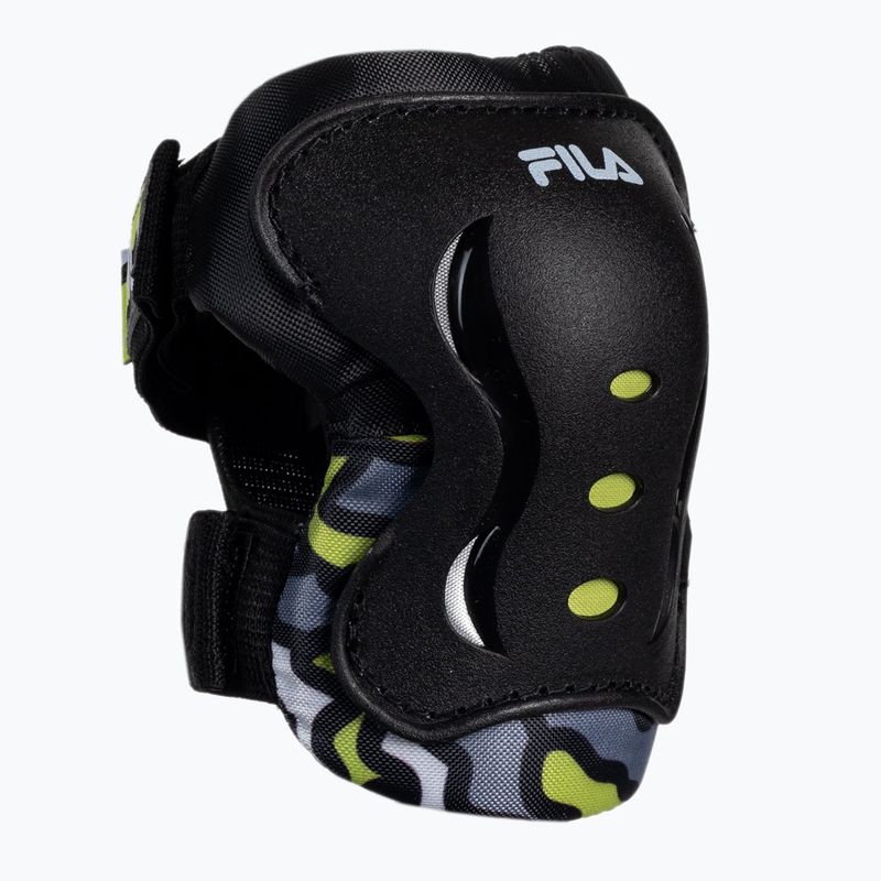 Gyermekvédő készlet FILA FP Gears black/yellow 2