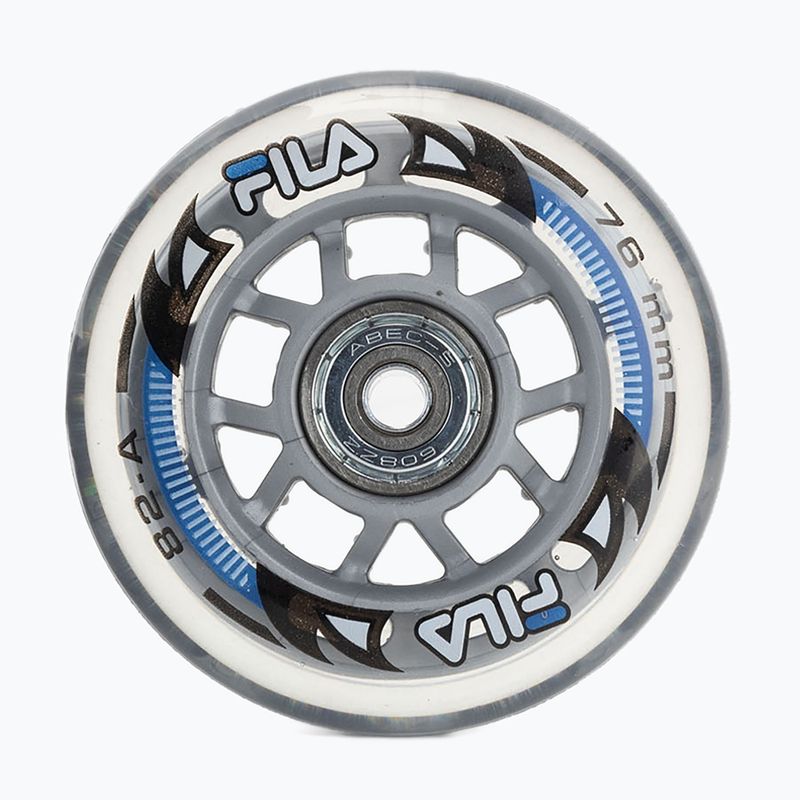 Csapágyazott görkorcsolya kerekek FILA Wheels+A5+Alus 6mm white