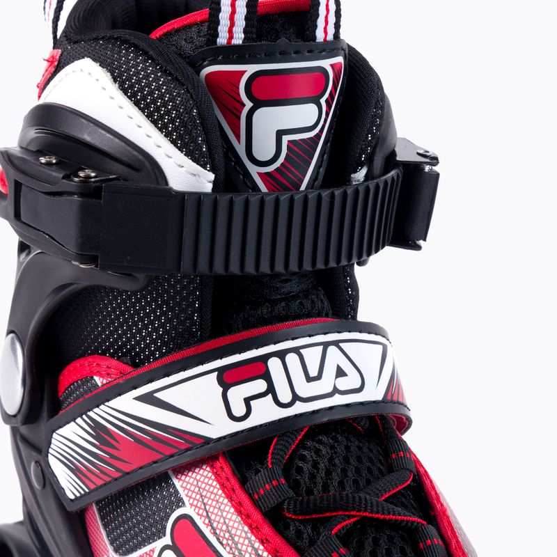 Gyermek görkorcsolya FILA J One black/red 6