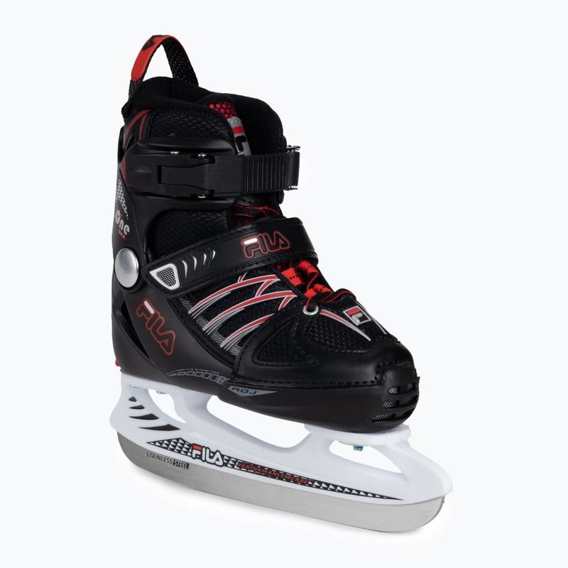Gyermek korcsolya FILA X-One black/red