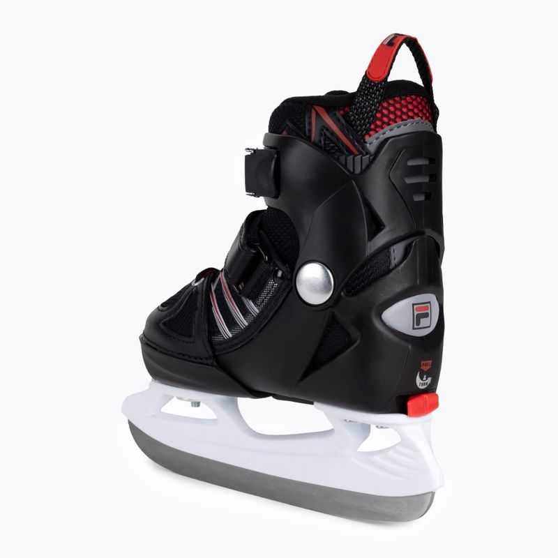 Gyermek korcsolya FILA X-One black/red 3