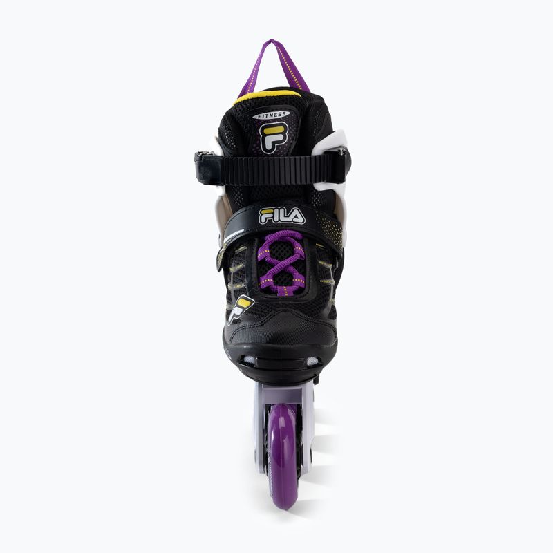 Gyermek görkorcsolya FILA Wizy G black/yellow magenta 4