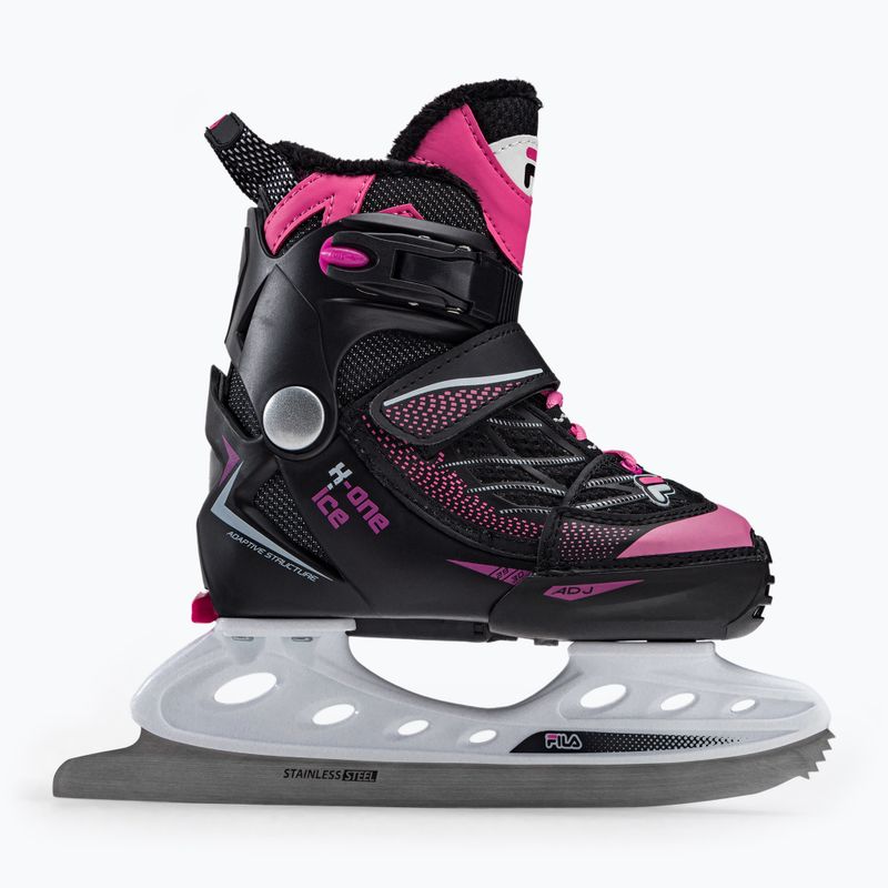 Gyermek korcsolya FILA X-One G black/pink 2