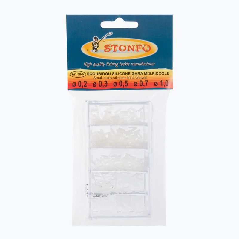 Stonfo vágott szilikon úszótömlők fehér 218532