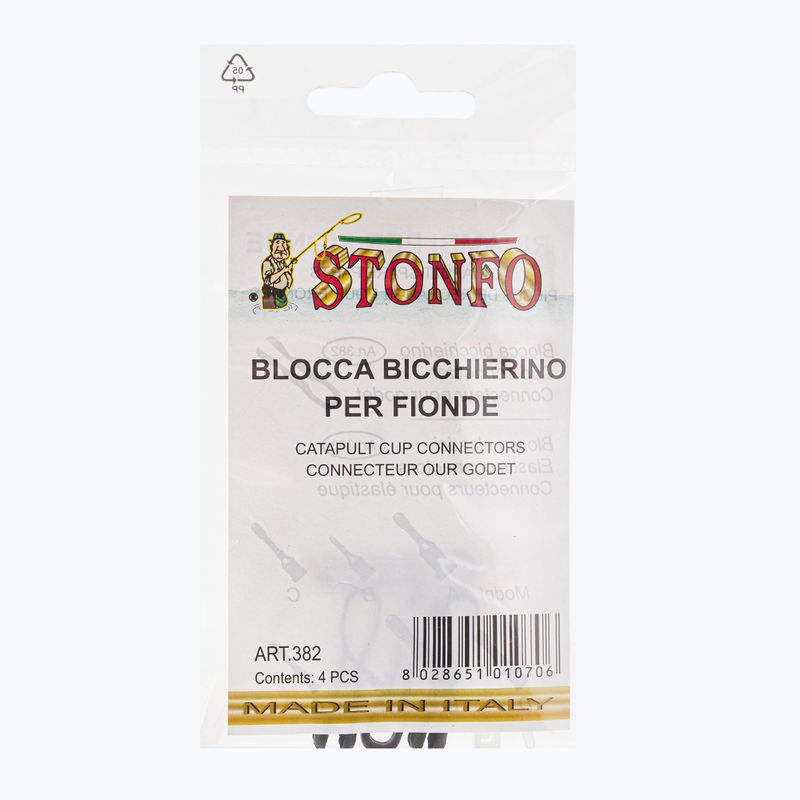 Stonfo Bicchierino ezüst heveder gumi rögzítőkészlet 218640