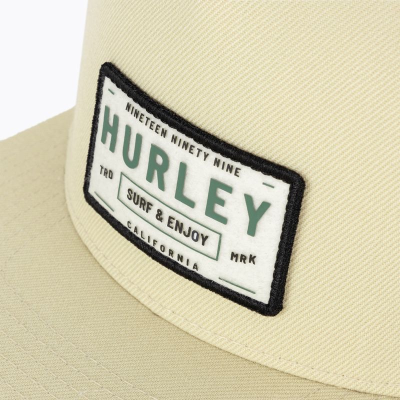 Férfi baseballsapka Hurley Bixby light bone 3