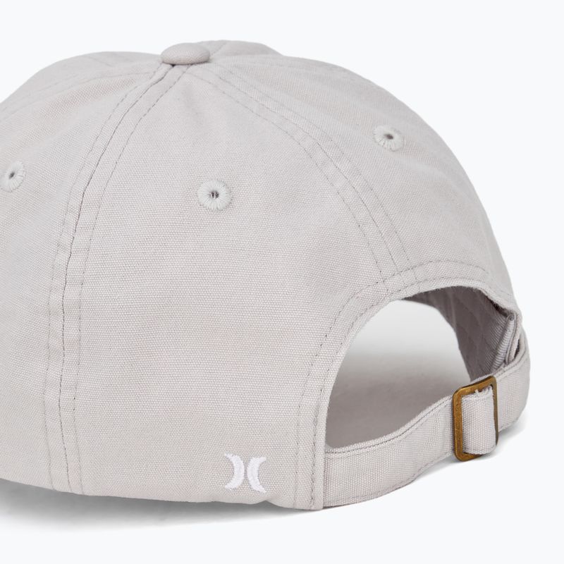 Férfi Hurley Blank Canvas light bone baseball sapka 4