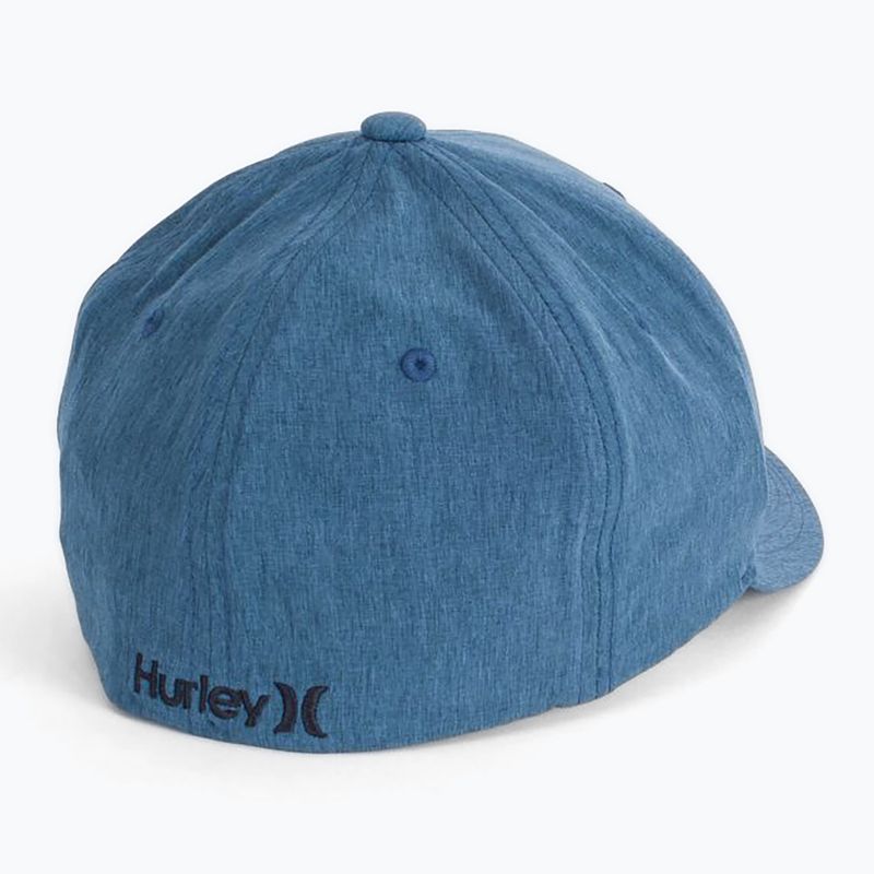 Hurley Icon Texture valerian kék férfi baseball sapka 2