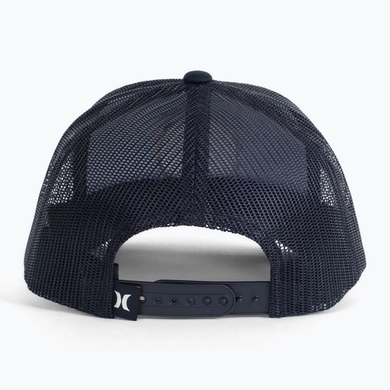 Hurley Jetties Trucker férfi baseball sapka fekete 2